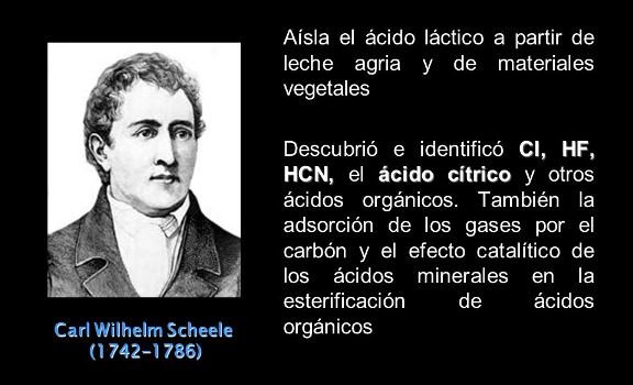 Quién descubrió el ácido cítrico